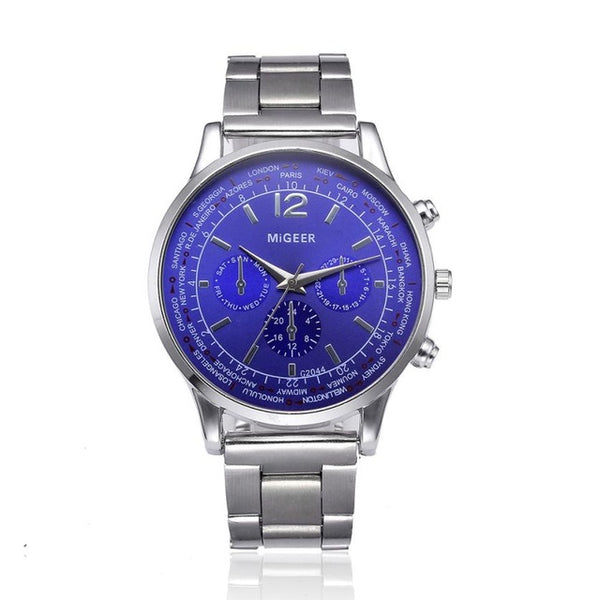 Crystal Stainless Steel  Watch