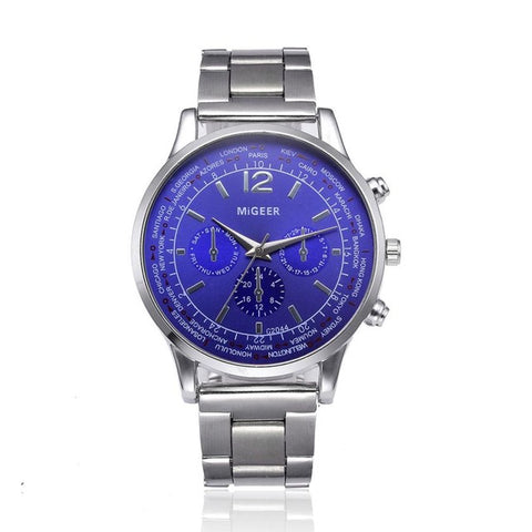 Crystal Stainless Steel  Watch
